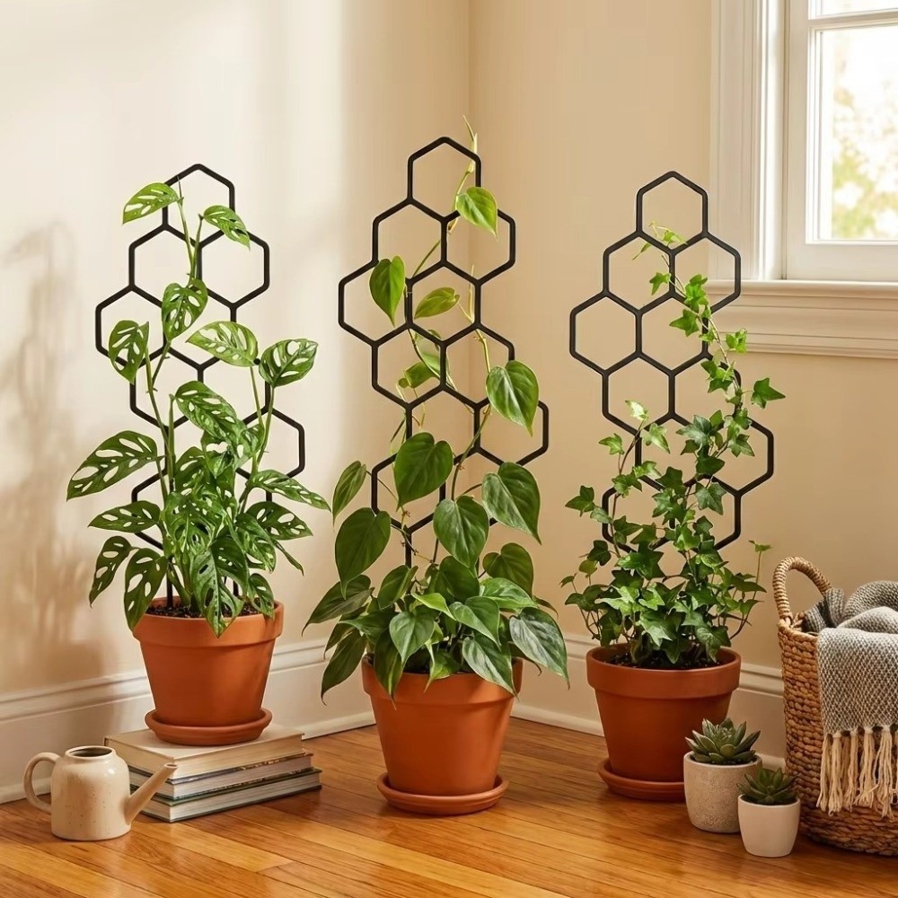 Honeycomb Design Plant Trellis - Sphagnum Moss Dry recension och pris