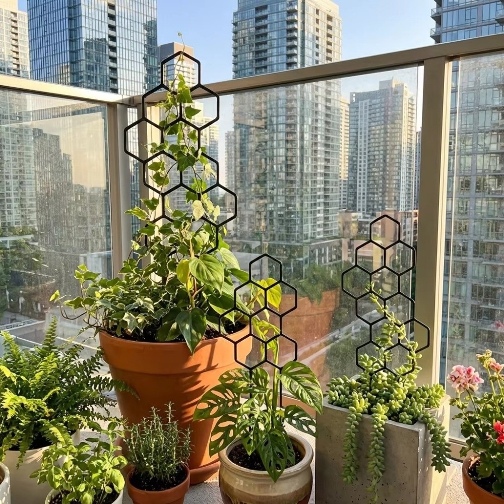 Honeycomb Design Plant Trellis - Sphagnum Moss Dry recension och pris